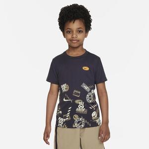 Nike Half Stamp Print Tee Little Kids&#039; Dri-FIT T-Shirt 86K966-P6G