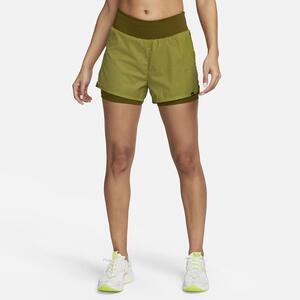 Nike Run Division Women&#039;s Mid-Rise 3&quot; 2-in-1 Reflective Shorts DX2948-390