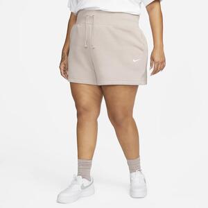 Nike Sportswear Phoenix Fleece Women&#039;s High-Waisted Shorts (Plus Size) FD1411-272
