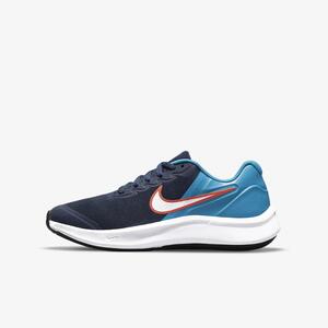 Nike Star Runner 3 Big Kids&#039; Road Running Shoes DA2776-401