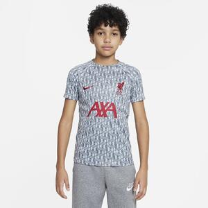 Liverpool FC Big Kids&#039; Nike Dri-FIT Pre-Match Soccer Top DR4918-013