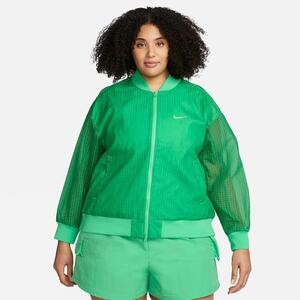 Nike Sportswear Essentials Women&#039;s Woven Varsity Bomber Jacket (Plus Size) FB8905-363