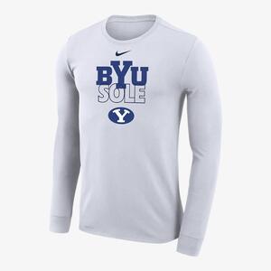 BYU Cougars Bench Men&#039;s Nike Dri-FIT College Long-Sleeve T-Shirt F41330MM23-BYU