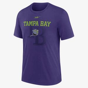 Nike Rewind Retro (MLB Tampa Bay Rays) Men&#039;s T-Shirt NJFD51LTDV-0QD