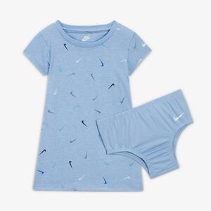 Nike Swoosh Printed Tee Dress Baby (12-24M) Dress 16K676-U8K