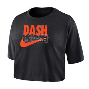 Houston Dash Women&#039;s Nike Dri-FIT Soccer Cropped T-Shirt W118406861-HOU