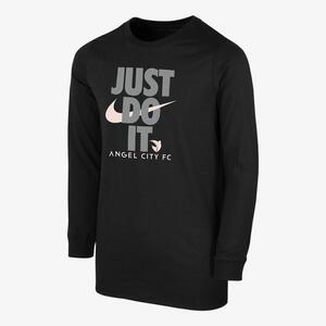 Angel City FC Big Kids&#039; (Boys&#039;) Nike Soccer Long-Sleeve T-Shirt B124616865-ANG