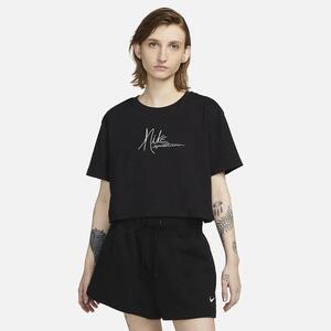 Nike Sportswear Essential Women&#039;s Cropped T-Shirt FQ7686-010