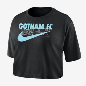 Gotham FC Women&#039;s Nike Dri-FIT Soccer Cropped T-Shirt W118406861-GOT