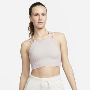 Nike Indy Strappy Women&#039;s Light-Support Padded Ribbed Longline Sports Bra FB2159-273