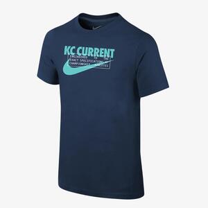 Kansas City Current Big Kids&#039; (Boys&#039;) Nike Soccer T-Shirt B113776864-KCC