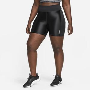 Nike Pro Women&#039;s Mid-Rise 7&quot; Biker Shorts (Plus Size) FD7794-010