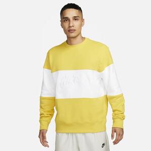 Nike Club Men&#039;s French Terry Color-Blocked Crew FB7848-709