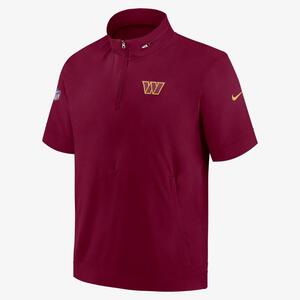 Nike Sideline Coach (NFL Washington Commanders) Men&#039;s Short-Sleeve Jacket 00M467P9E-0BM