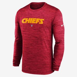 Nike Dri-FIT Sideline Velocity (NFL Kansas City Chiefs) Men&#039;s Long-Sleeve T-Shirt 00KX65N7G-078