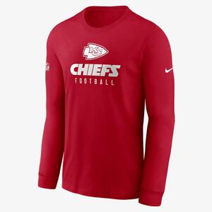Nike Dri-FIT Sideline Team (NFL Kansas City Chiefs) Men&#039;s Long-Sleeve T-Shirt 00LX65N7G-0BI