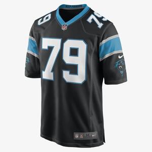 NFL Carolina Panthers (Ickem Ekwonu) Men&#039;s Game Football Jersey 67NMCPGH77F-6Z0