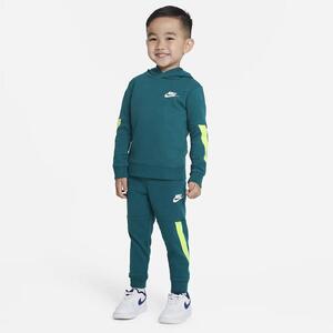 Nike Sportswear Taping French Terry Pullover Set Toddler 2-Piece Hoodie Set 76L157-U9C