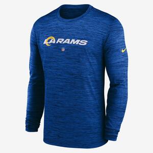 Nike Dri-FIT Sideline Velocity (NFL Los Angeles Rams) Men&#039;s Long-Sleeve T-Shirt 00KX4NP95-078