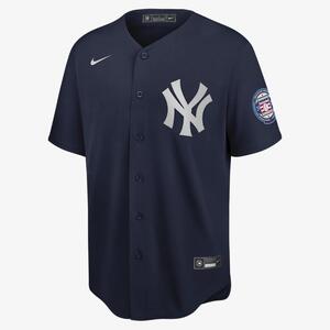 MLB New York Yankees 2020 Hall of Fame Induction (Derek Jeter). Men&#039;s Replica Baseball Jersey T770NKDKQD5-X3A