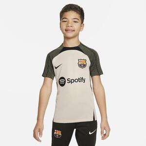 FC Barcelona Strike Big Kids&#039; Nike Dri-FIT Knit Soccer Top DX3076-222