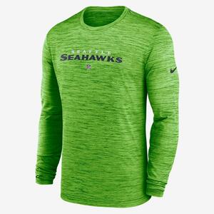Nike Dri-FIT Sideline Velocity (NFL Seattle Seahawks) Men&#039;s Long-Sleeve T-Shirt 00KX3HN78-078