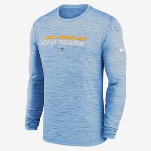 Nike Dri-FIT Sideline Velocity (NFL Los Angeles Chargers) Men&#039;s Long-Sleeve T-Shirt 00KX48Y97-078