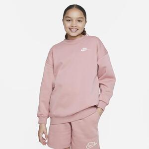 Nike Sportswear Club Fleece Big Kids&#039; (Girls&#039;) Oversized Sweatshirt FD2923-618
