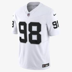 Maxx Crosby Las Vegas Raiders Men&#039;s Nike Dri-FIT NFL Limited Football Jersey 31NMORLR8DF-DY0