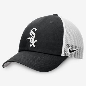Chicago White Sox Heritage86 Men&#039;s Nike MLB Trucker Adjustable Hat NK1807V8RX-KZ3
