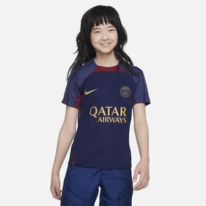 Paris Saint-Germain Strike Big Kids&#039; Nike Dri-FIT Knit Soccer Top DX3081-499