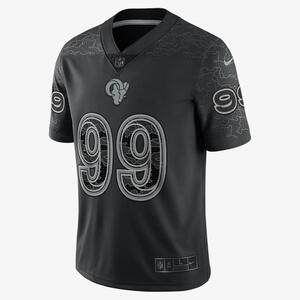 NFL Los Angeles Rams RFLCTV (Aaron Donald) Men&#039;s Fashion Football Jersey 45NM00A95F-001
