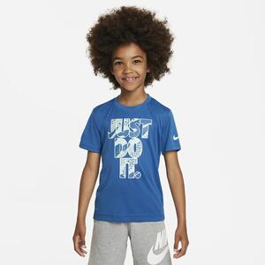 Nike Club Seasonal Camo Tee Little Kids Dri-FIT T-Shirt 86L057-U1R