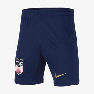 U.S. 2022/23 Stadium Home Big Kids&#039; Nike Dri-FIT Soccer Shorts DR4058-422