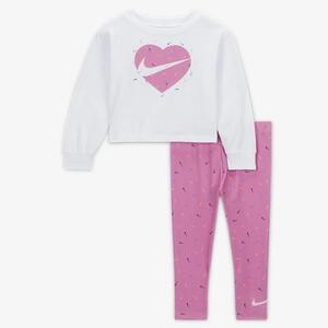 Nike Graphic Tee and Printed Leggings Set Baby 2-Piece Set 16L062-AFN