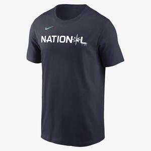 National League 2023 All-Star Game Wordmark Men&#039;s Nike MLB T-Shirt N19941LNTL-M2H
