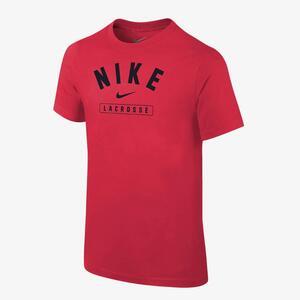 Nike Lacrosse Big Kids&#039; (Boys&#039;) T-Shirt B11377P390-RED