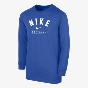 Nike Softball Big Kids&#039; (Boys&#039;) Long-Sleeve T-Shirt B12461P391-ROY