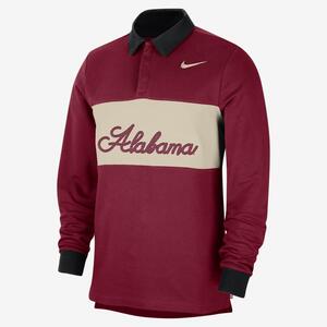 Alabama Men&#039;s Nike Dri-FIT College Long-Sleeve Polo DX8984-613