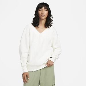 Nike Sportswear Phoenix Fleece Women&#039;s Oversized V-Neck Sweatshirt FB8317-133