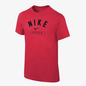 Nike Swoosh Big Kids&#039; (Boys&#039;) Soccer T-Shirt B11377P389-RED