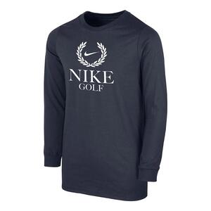 Nike Golf Big Kids&#039; (Boys&#039;) Long-Sleeve T-Shirt B12461NGRL-NVY