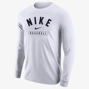 Nike Baseball Men&#039;s Long-Sleeve T-Shirt M12333P333-WHT