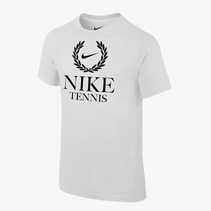 Nike Tennis Big Kids&#039; (Boys&#039;) T-Shirt B11377TNRL-WHT