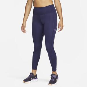 Nike Fast Women&#039;s Mid-Rise 7/8 Graphic Leggings with Pockets FB4656-555