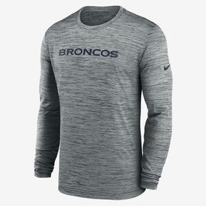 Nike Dri-FIT Sideline Velocity (NFL Denver Broncos) Men&#039;s Long-Sleeve T-Shirt 00KX06G8W-078