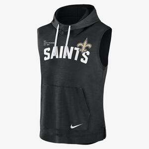 Nike Athletic (NFL New Orleans Saints) Men&#039;s Sleeveless Pullover Hoodie 00BW10DD7W-06Q