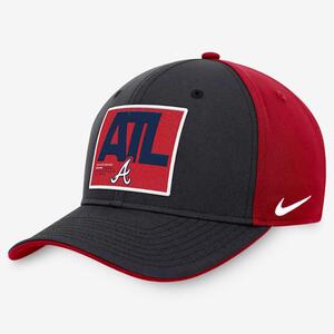 Atlanta Braves Classic99 Color Block Men&#039;s Nike MLB Adjustable Hat NK2519N4AW-H6F