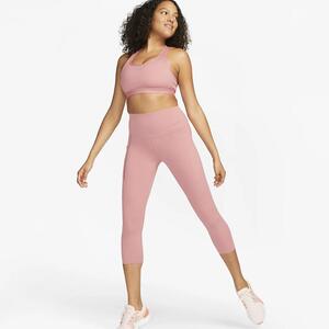 Nike Universa Women&#039;s Medium-Support High-Waisted Cropped Leggings with Pockets DQ5893-618