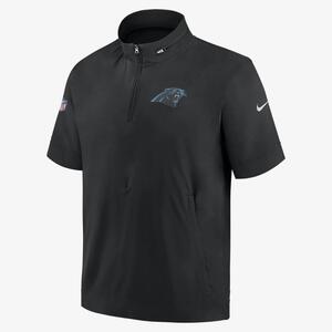 Nike Sideline Coach (NFL Carolina Panthers) Men&#039;s Short-Sleeve Jacket 00M400A9D-0BM